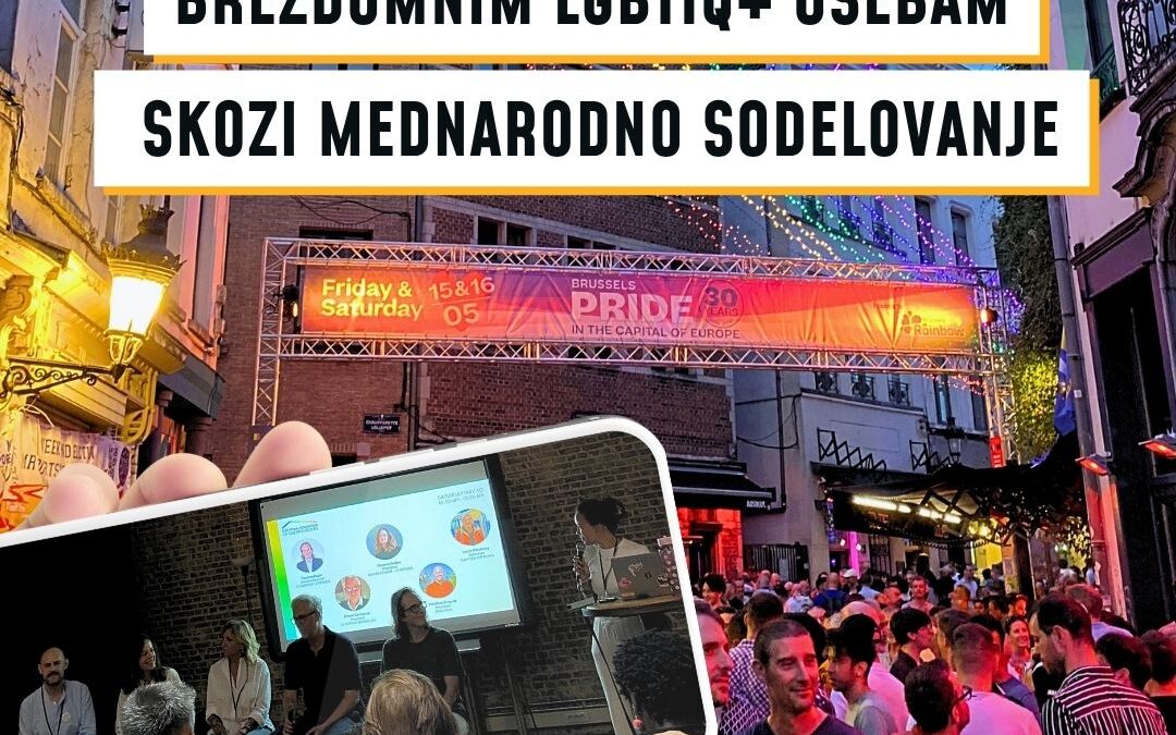 Krepitev podpore mladim brezdomnim LGBTIQ+ osebam skozi mednarodno sodelovanje
